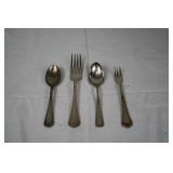 Lot of Four Vintage Hotel and Restaurant Spoons an