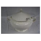 Soup Tureen with lid and spoon - brand unkown Made