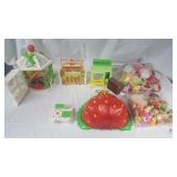 Bulk Lot of Strawberry Shortcake Figures and Scene