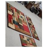 3pc rug set 63"x93" - 94" Rug runner & matching