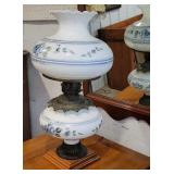 Fine with the wind style lamp blue roses