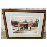 A. Walmer signed and numbered watercolor print -