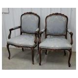 Pair of fireside chairs.