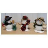 3x$ - 3 Byers Choice - 3 snowman