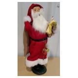 Byers Choice - Santa and red velvet with bag