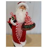 Byers Choice - candy cane Santa