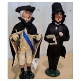 2x$ - 2 Byers Choice - George Washington and