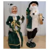 2x$ - 2 Byers Choice - Mr and Mrs Irish color