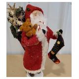 Byers Choice - folk art Santa with huge bags on
