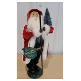 Byers Choice - Santa holding Christmas tree