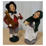 2x$ Byers Choice - 2 Pilgrim boy and girl -