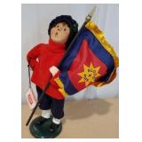 Byers Choice - salvation army boy with flag