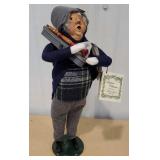 Byers Choice - clarinet - Christmas waits