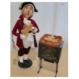 Byers Choice - gingerbread vendor with cart