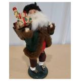 Byers Choice - Santa in fur trimmed okay with