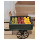 Byers Choice - fruit vendors cart, and