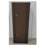 Gun cabinet, no key.