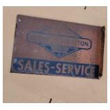 Briggs and Stratton sign.