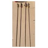 Wrought iron driveway markers? 1 has slight