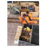 Casters, hardware, hedge trimmers