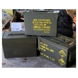 3x$ Ammo cans