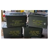 4x$ ammo boxes.