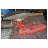 Produce scales with tray.