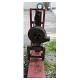 Electric forge with cart.