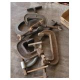 Box lot c clamps.