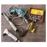 Electric drill, air tools, misc sockets.