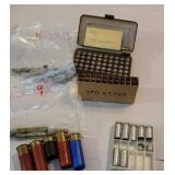 380 casings, 12ga shells