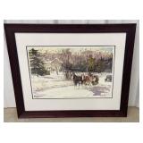 John James signed and numbered watercolor print