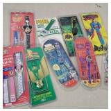 6 character watches include Snow White, Superman,