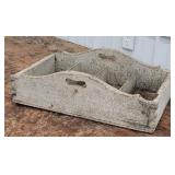 Dovetailed seed tote - amazing crackle paint