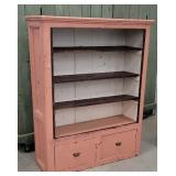 Open shelf with 2 drawers 60"x46"x16"