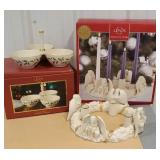 2x$ - Lenox candy dish and candle ring