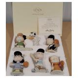 Lenox - set of six peanuts baseball team