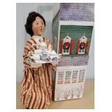 Byers Choice - Catherine Dickens - holding tea