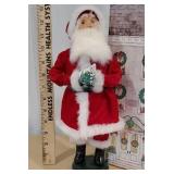 Byers Choice - red velvet Santa