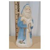 Fenton glass Santa - artist signed and numbered