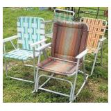 4 aluminum lawn chairs