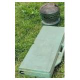 Folding picnic table and heater