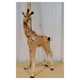 heavy hand-painted giraffe - young and graceful