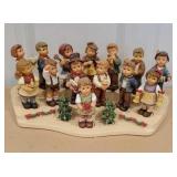 27pc set MJ Hummel Christmas choir figurines with