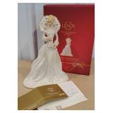 Lenox Florentine and Pearl Snow Queen illuminated