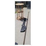 Flag pole, gun bag, cue stick holder