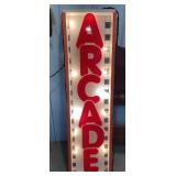 Light up arcade sign - a few bulbs need replacing
