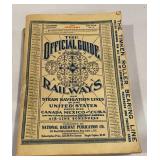 thick 1951 Official Guide of the Railways