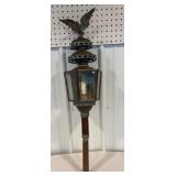 Lantern light with eagle topper