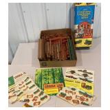Box lot of Lincoln logs